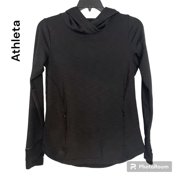 Women's Athleta Hoodie Sweatshirt Kangaroo Pocket Size Small - Picture 1 of 12